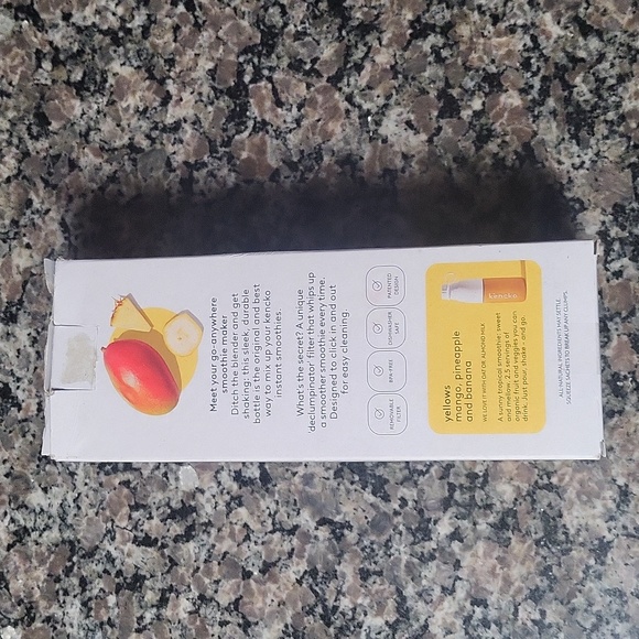 KENCKO shaker bottle & free instant smoothie new in box filter is BPA free - Picture 4 of 7